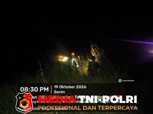 Tim Satgas Karhutla Seruyan Gerak Cepat di Malam Hari, Titik Api di Jalan Simpang Kuala Pembuang Berhasil Dipadamkan