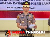 Rotasi Jabatan - Rotasi Jabatan, Kapolres Lampung Tengah Pimpin Sertijab Kapolsek dan Pelantikan Kasi Humas
