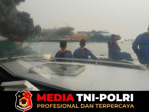 KMP Batu Mandi Terbakar di Perairan Merak, Proses Evakuasi Sedang Berlangsung