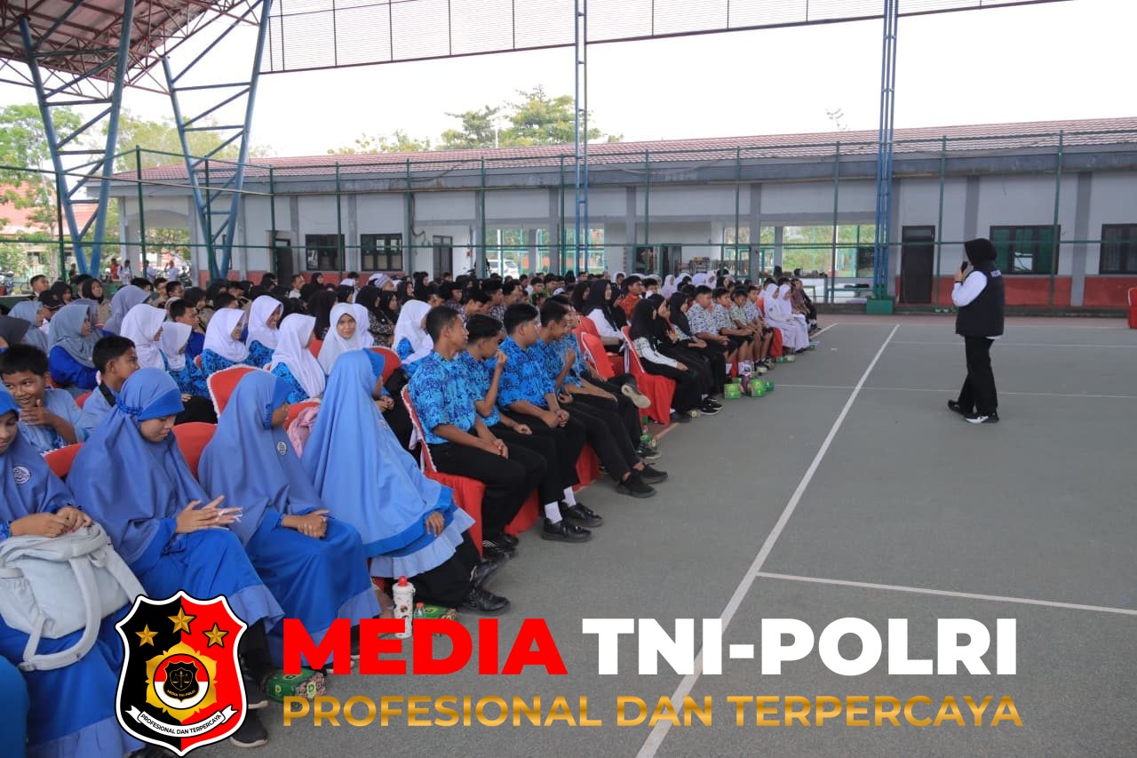 Polres Seruyan - Polres Seruyan Edukasi Pelajar tentang Pencegahan Kekerasan dan Perundungan pada HAN ke-42