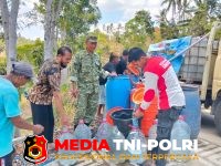 Kodim 0728/Wonogiri - Tanggap Bencana Kekeringan, Kodim 0728/Wonogiri Salurkan Bantuan Air Bersih di Kismantoro