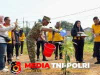 Green Policing - Green Policing, Kapolres Metro Bekasi Pimpin Penanaman Pohon di Cikarang Timur