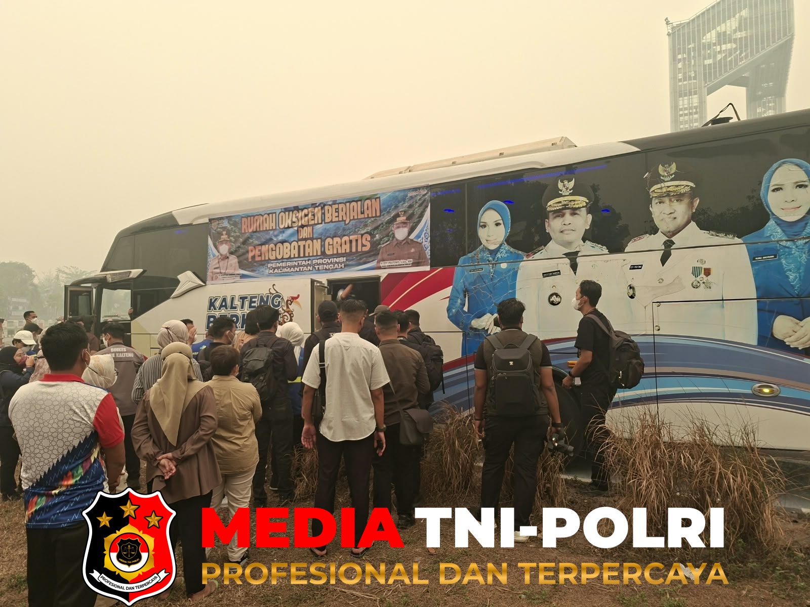 Karhutla - Tinjau Fasilitas Kesehatan di Palangka Raya, Menkes RI Pantau Penanganan Dampak Kabut Asap Karhutla
