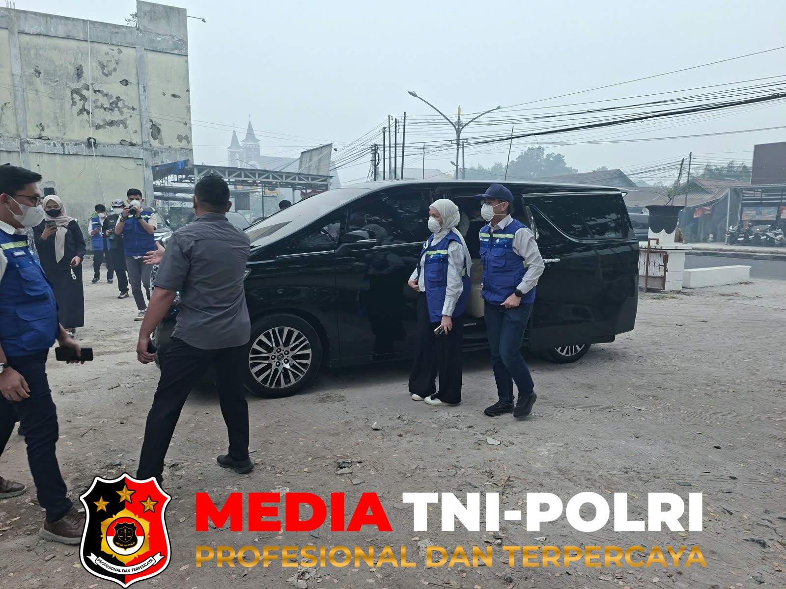 Karhutla - Tinjau Fasilitas Kesehatan di Palangka Raya, Menkes RI Pantau Penanganan Dampak Kabut Asap Karhutla