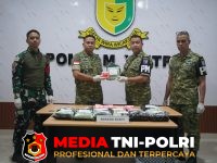 Satgas Yonarmed - Satgas Yonarmed 19/Bogani Gagalkan Penyelundupan 32,2452 KG Sabu dan 4.867 Butir Ekstasi di Perbatasan RI–Malaysia