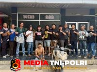 Polres Lamteng - Serang Polisi Dengan Sajam Saat Ditangkap, Residivis Curat Lintas Kabupaten Dilumpuhkan Tim Gabungan Polres Lamteng