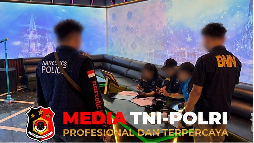 POLRES KOTIM - POLRES KOTIM GELAR RAZIA GABUNGAN TEMPAT HIBURAN MALAM, 4 PENGUNJUNG TERINDIKASI POSITIF NARKOBA