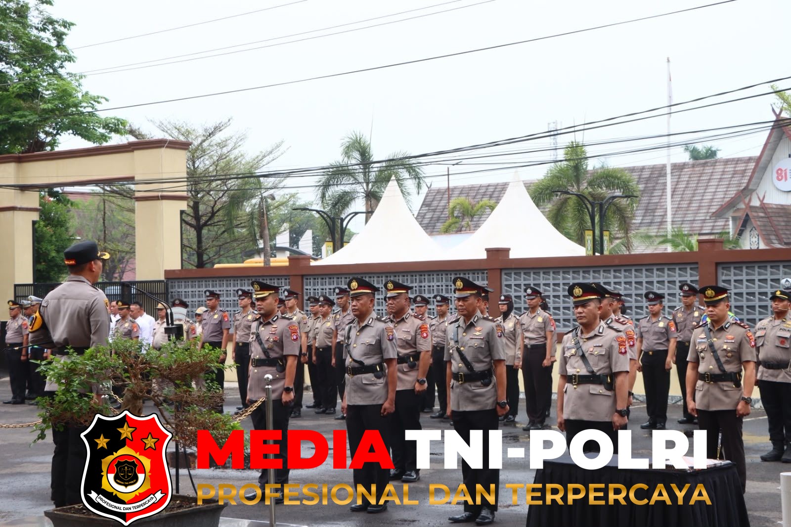 Polres Kotim - Rotasi Jabatan, Polres Kotim gelar upacara pelantikan wakapolres dan Kasihumas, serta serah terima Jabatan Kapolsek Jajaran