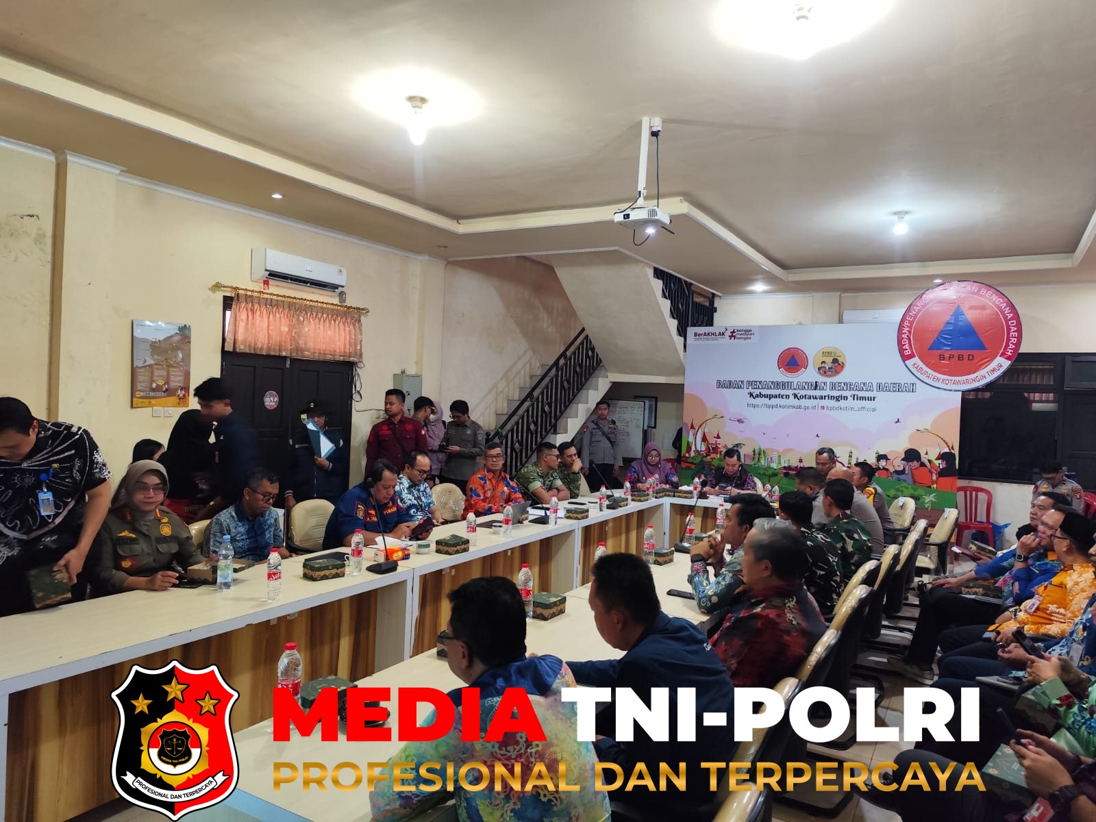 Karhutla - Dandim 1015/Sampit Hadiri Rapat Evaluasi Gulben Karhutla dan Kekeringan di Kotim Akhir Oktober 2026