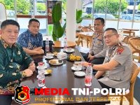 Dantim BAIS - Dantim BAIS Kalteng Bersama Jajaran Sampaikan Ucapan Selamat Ulang Tahun kepada Kapolres Kotim