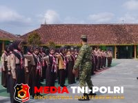 Koramil 11 - Menempa Jiwa Kepemimpinan, Koramil 11 Manyaran Latih Puluhan Siswa MTs