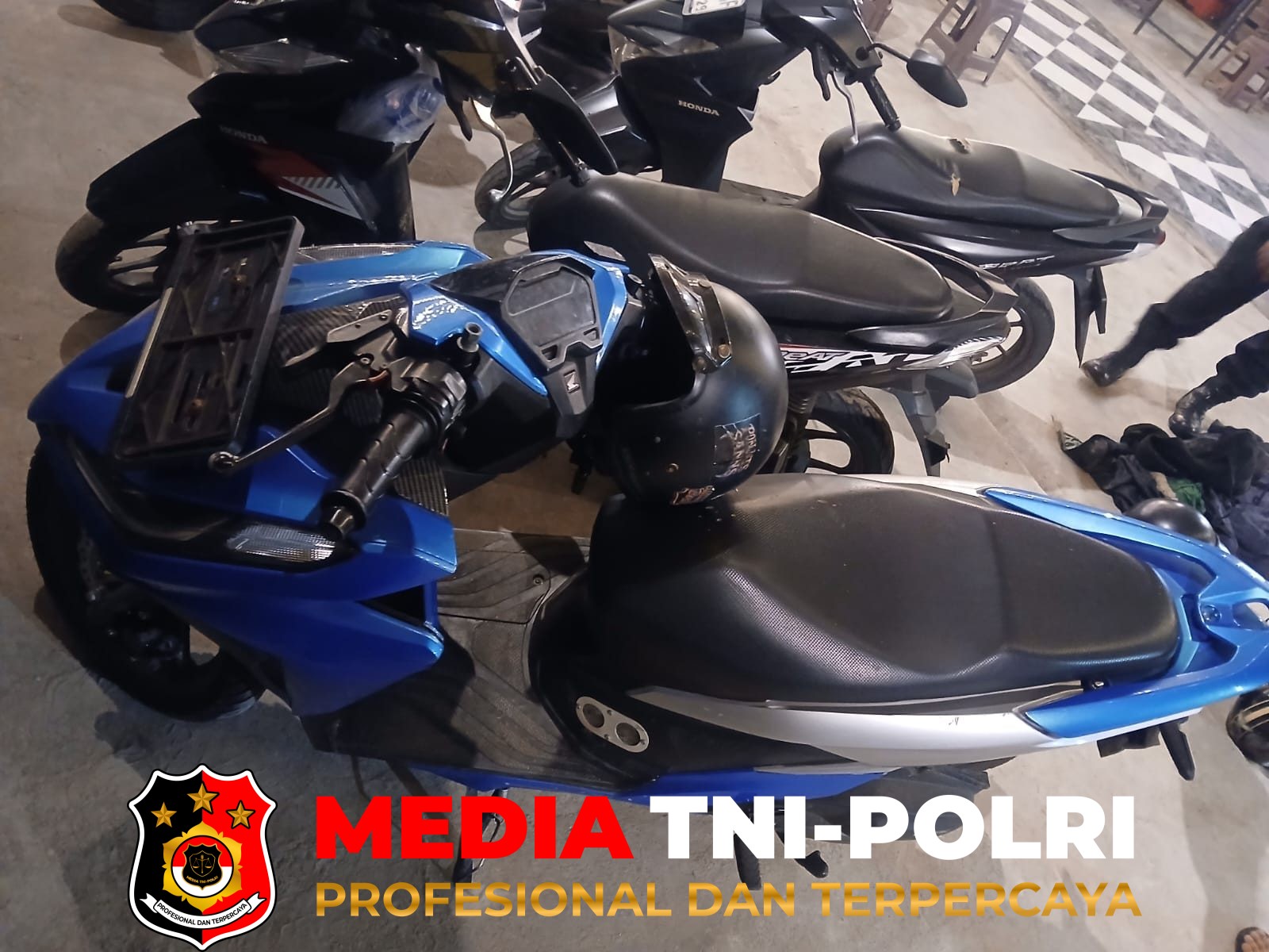 Polsek Babelan - Gerak Cepat! Polsek Babelan Gagalkan Rencana Tawuran Remaja di Kebalen, Sejumlah Motor dan Celurit Diamankan