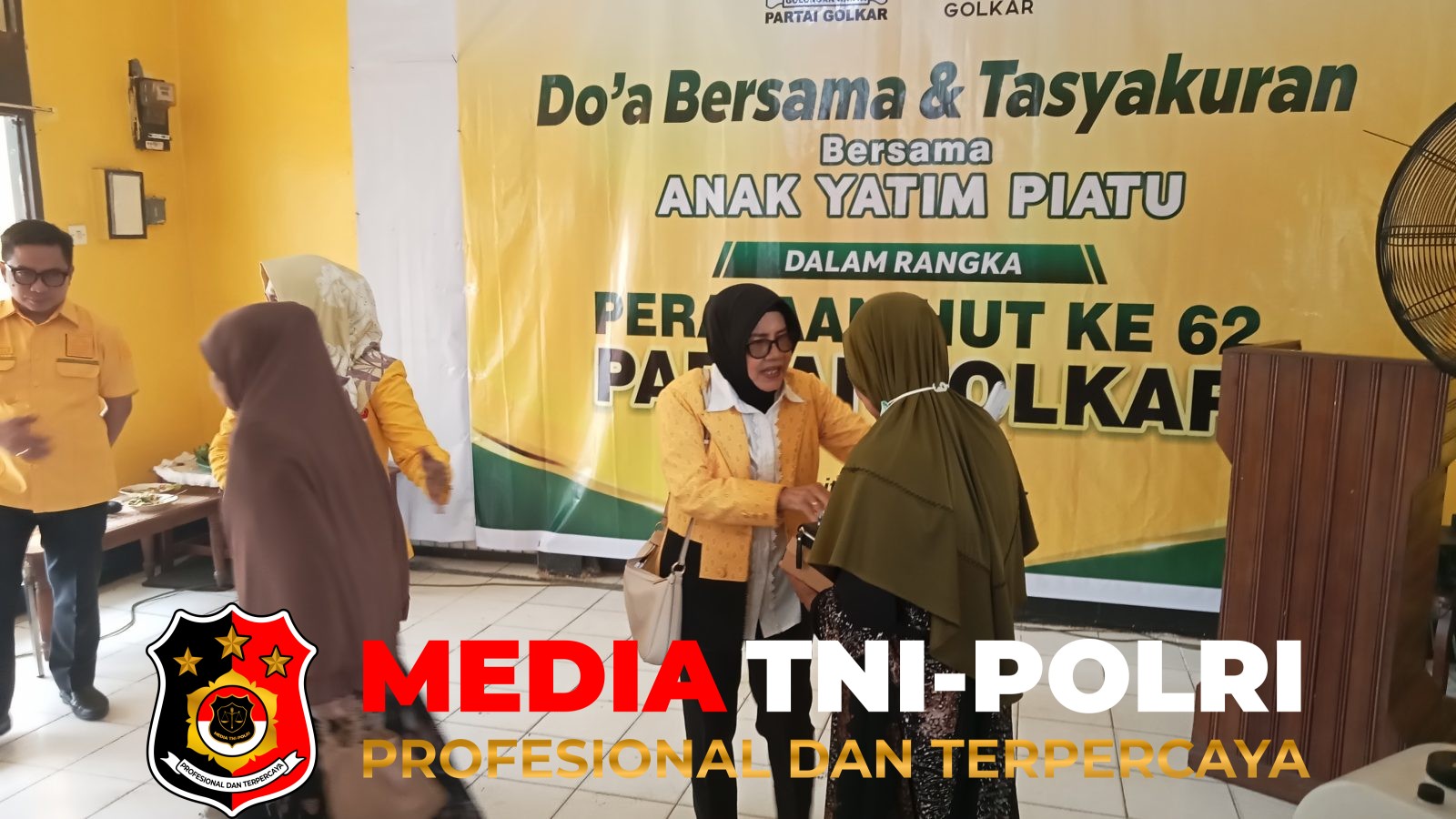 HUT Partai - HUT ke-62 Partai Golkar, DPD Kotim Gelar Ziarah Makam Pahlawan, Santuni Anak Yatim dan Kaum Dhuafa