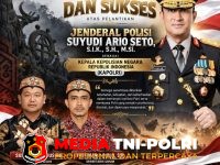 Ketum Perajah - Ketum Perajah Motanoi Ucapkan Selamat atas Pelantikan Jenderal Polisi Suyudi Ario Seto sebagai Kapolri