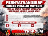 Perajah Motanoi - Perajah Motanoi Desak Pemerintah Tetapkan Status Darurat Kesehatan Akibat Kabut Asap di Kalteng