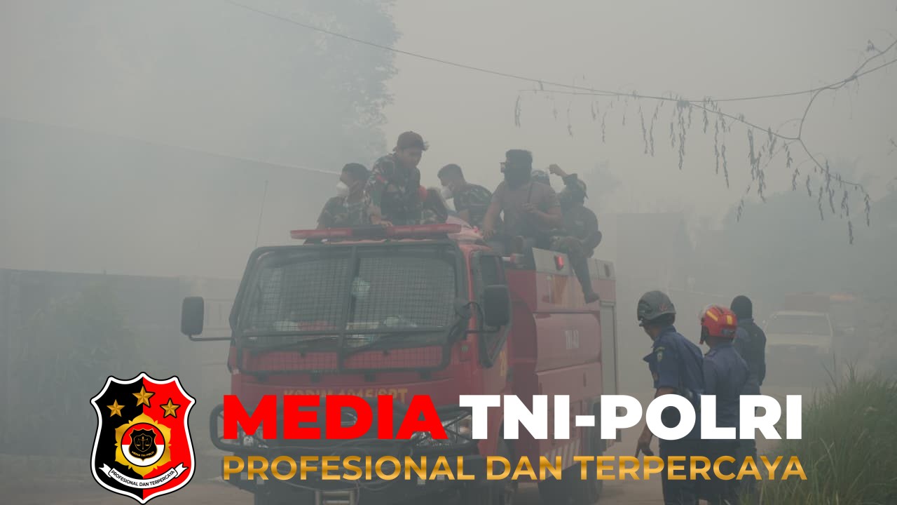 Kodim 1015/Sampit - Tim Standby On Call Kodim 1015/Sampit Bersama Posko Karhutla Kab. Kotim Padamkan Api Karhutla