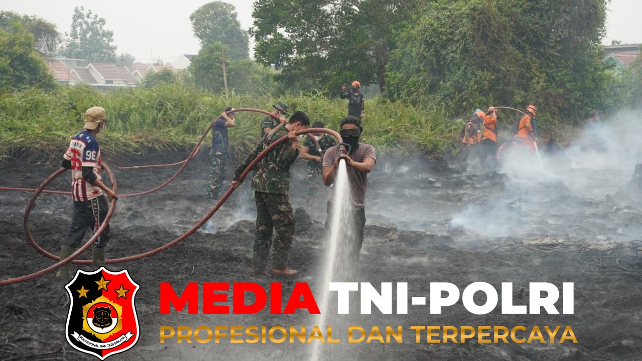 Kodim 1015/Sampit - Tim Standby On Call Kodim 1015/Sampit Bersama Posko Karhutla Kab. Kotim Padamkan Api Karhutla