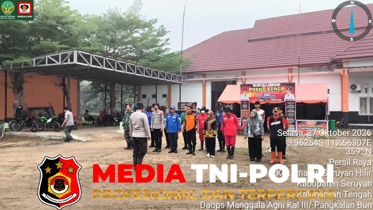 Polres Seruyan - Polres Seruyan dan Tim Satgas Karhutla Tetap Siaga, Antisipasi Kebakaran Hutan dan Lahan