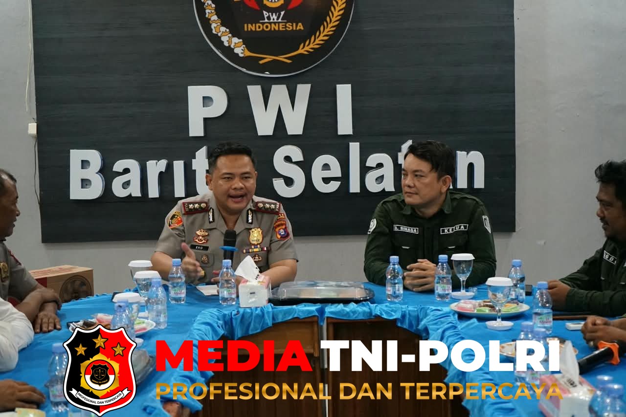 Kapolres Barsel - Kapolres Barsel Gandeng Insan Pers Perangi Hoaks dan Perkuat Pesan Kamtibmas
