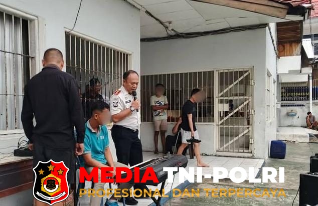 Ciptakan Suasana - Ciptakan Suasana Hangat, Lapas Sampit Gelar Hiburan Rutin bagi Warga Binaan