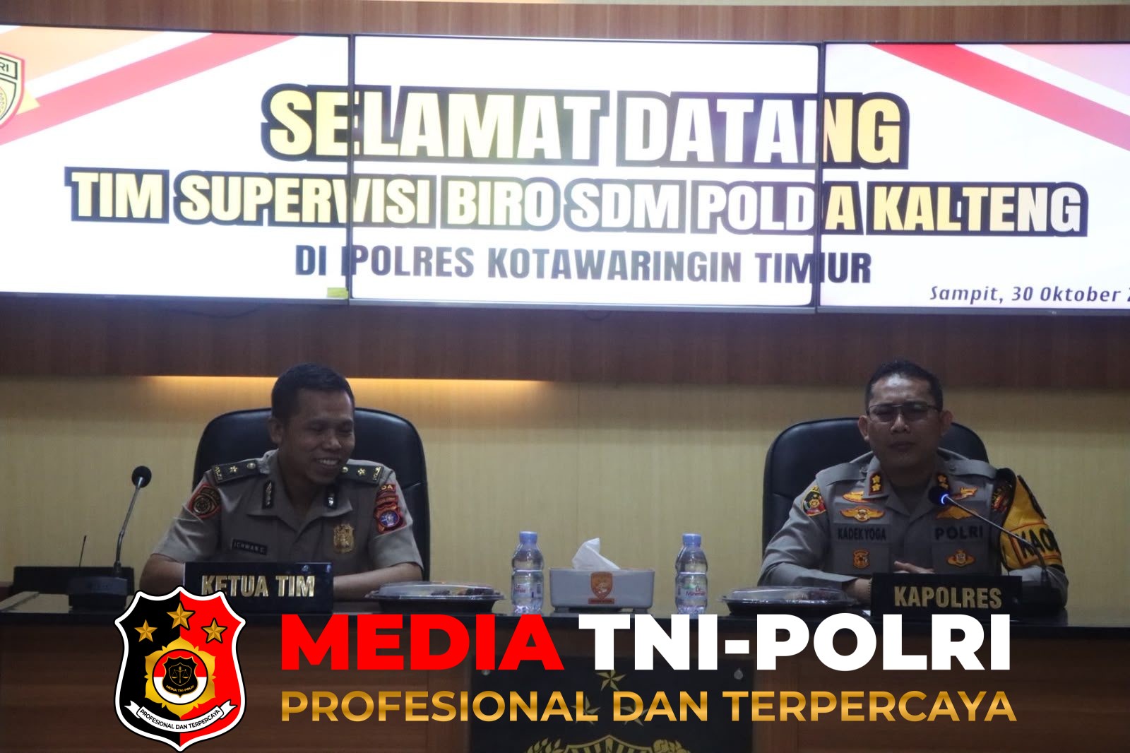 Polres Seruyan - Perkuat Tata Kelola Personel, Plt. Kabag SDM Polres Seruyan Laksanakan Supervisi di Polres Kotim
