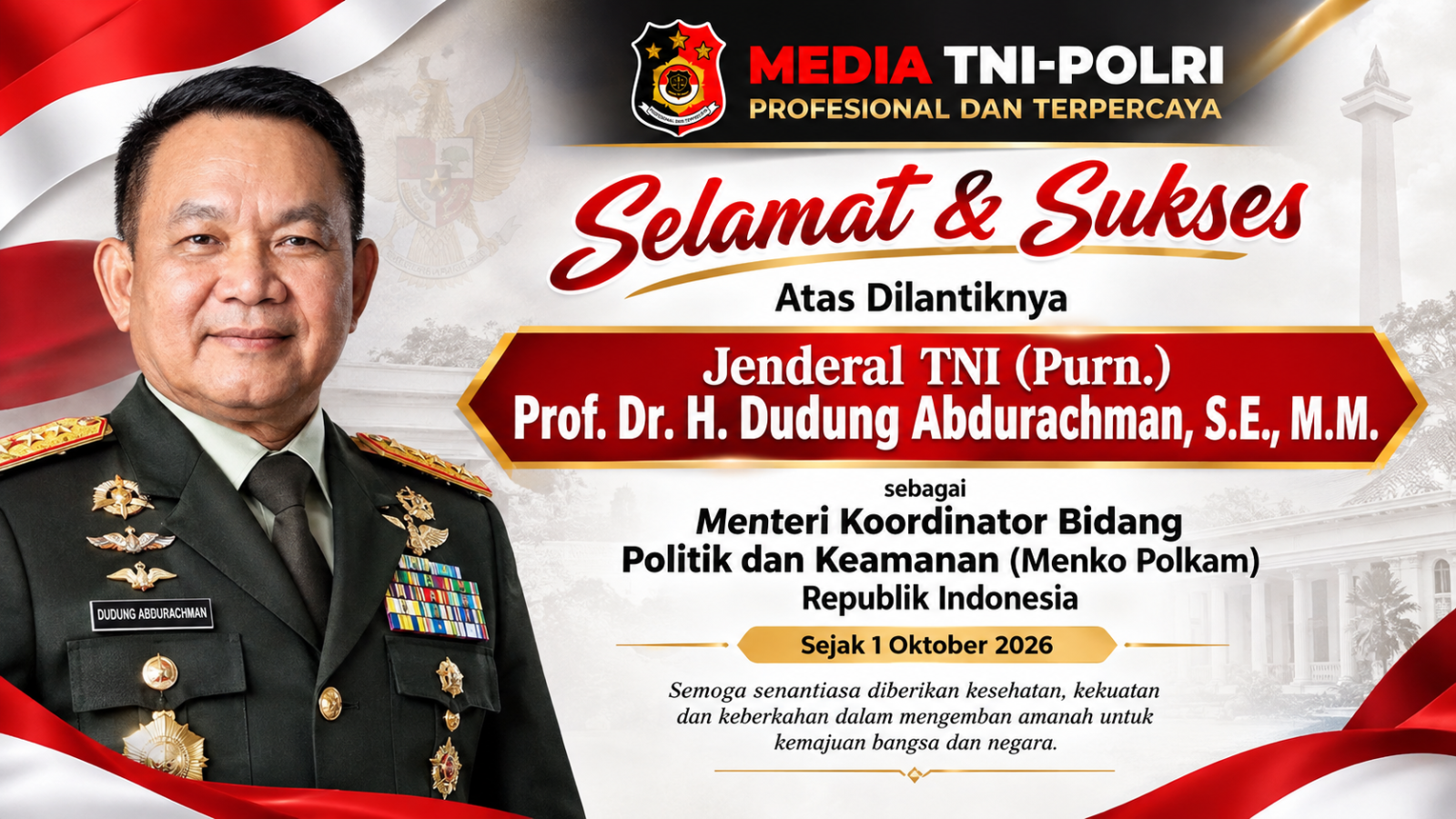 Banner Jenderal TNI Dudung